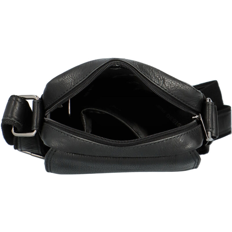 Pánská kožená taška černá - SendiDesign Merlim A černá