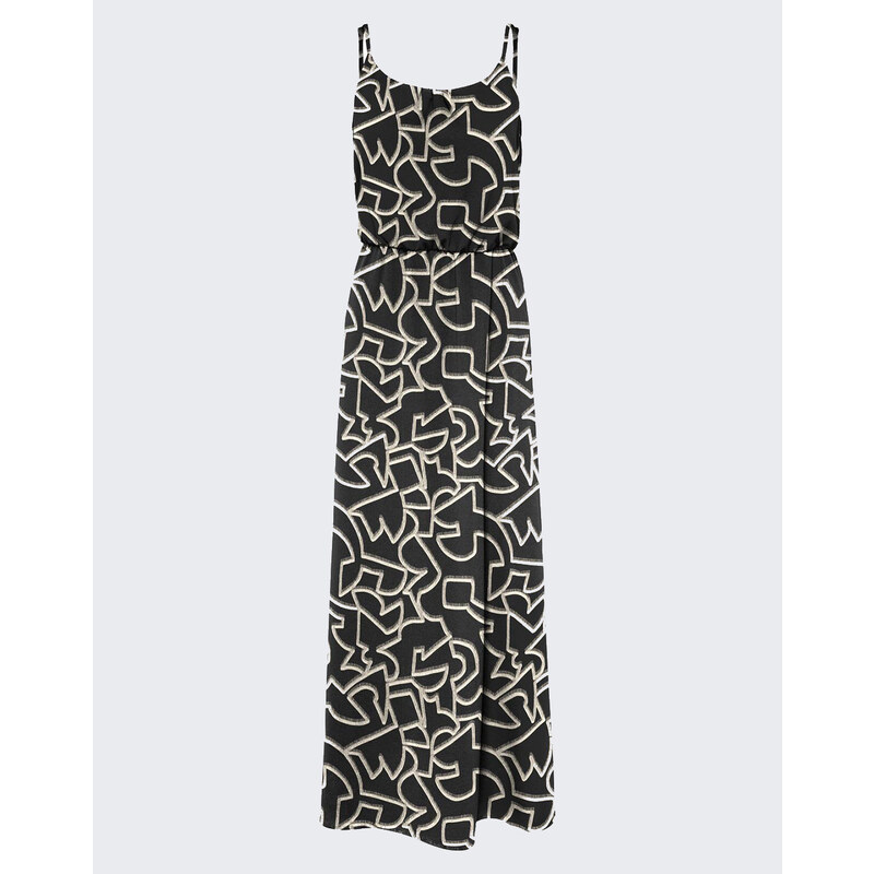 ONLY ONLNOVA LIFE VIS STRAP MAXI DRESS AOP