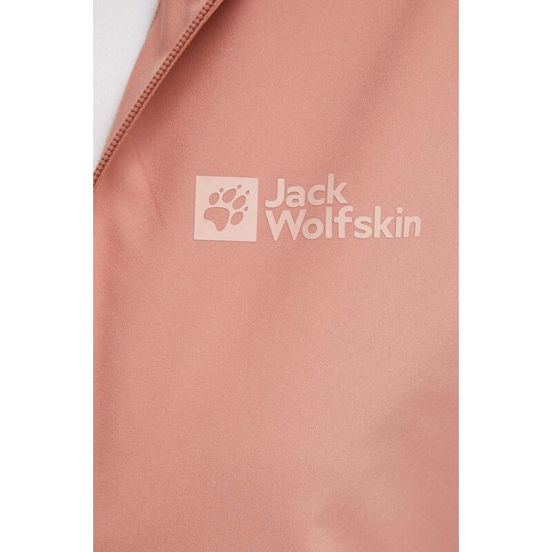 Outdoorová bunda Jack Wolfskin WEILTAL 2L JKT oranžová barva, 1115942