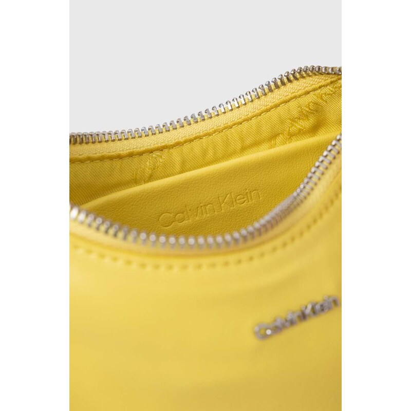 Kabelka Calvin Klein žlutá barva