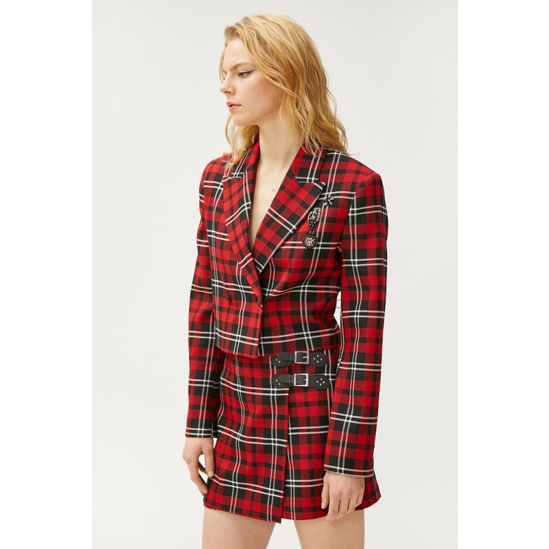 Koton Blazer - Red - Regular fit