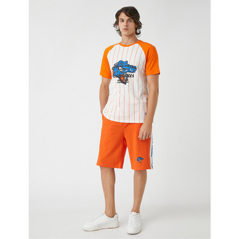 Koton Slim Fit Basketball Shorts