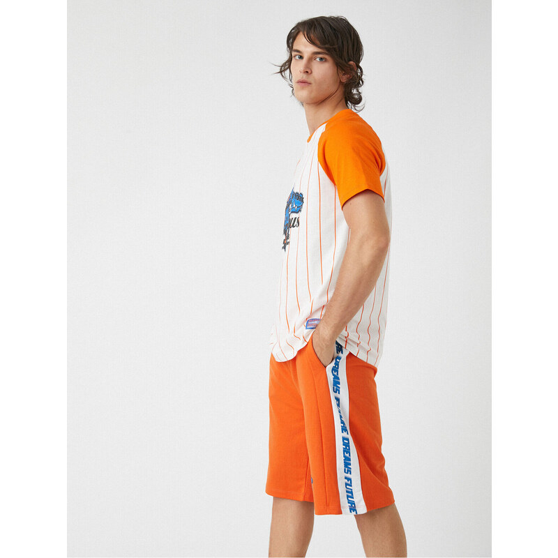 Koton Slim Fit Basketball Shorts