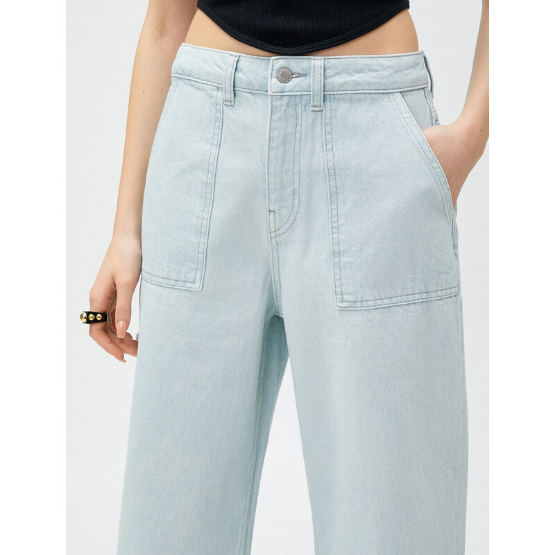 Koton Straight Leg Jeans High Waisted Jeans - Eve Jeans