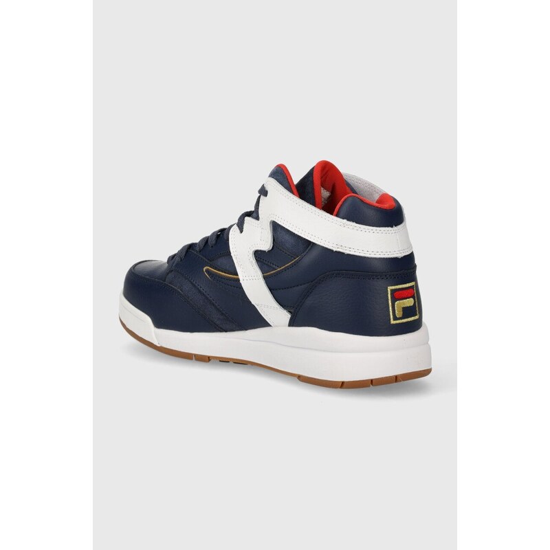 Kožené sneakers boty Fila M-SQUAD tmavomodrá barva, FFM0260