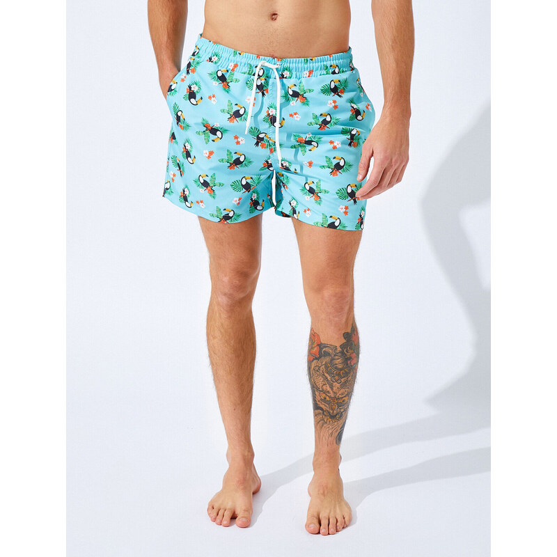 Koton Patterned Swimsuit Swim Shorts