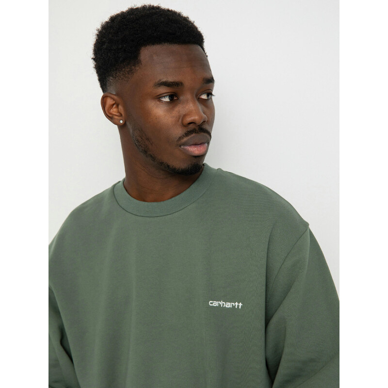 Carhartt WIP Script Embroidery (park/white)zelená