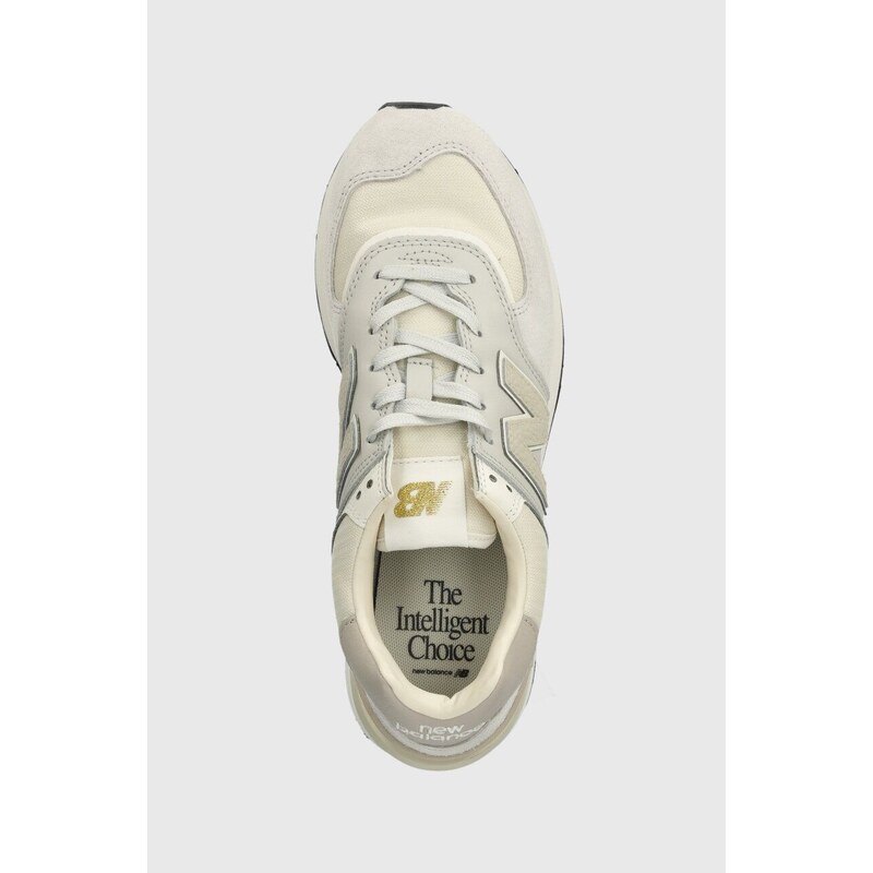 Sneakers boty New Balance 574 šedá barva, U574LGWD