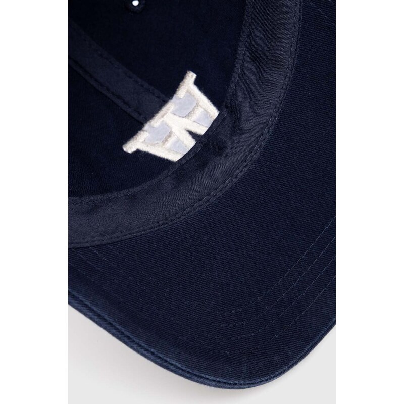 Bavlněná baseballová čepice Norse Projects Felt N Twill Sports Cap tmavomodrá barva, s aplikací, N80.0128.7004