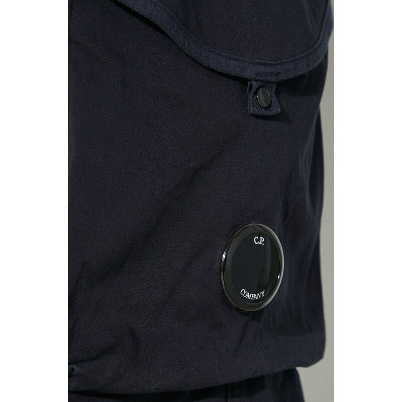 Kalhoty C.P. Company Stretch Sateen Ergonomic Lens pánské, tmavomodrá barva, ve střihu cargo, 16CMPA058A005694G