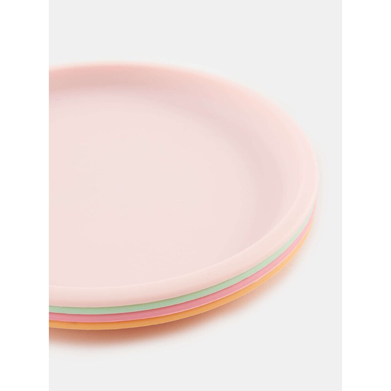 Sinsay - Sada 4 talířů - vícebarevná