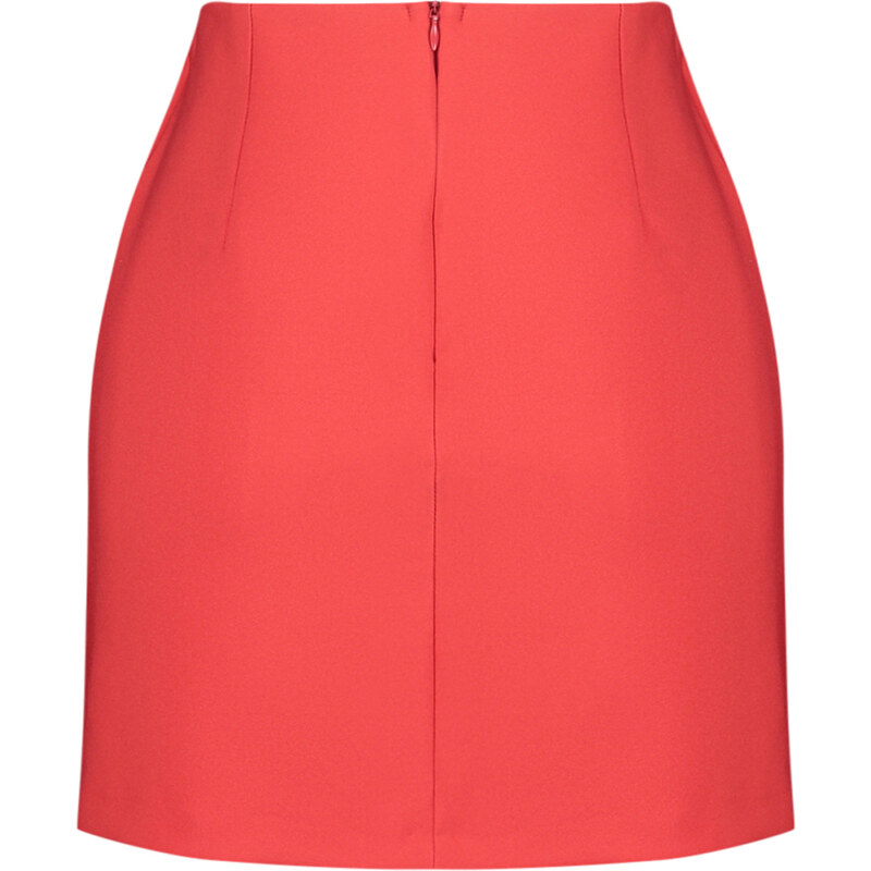 Trendyol Red Slit Detailed Woven Skirt