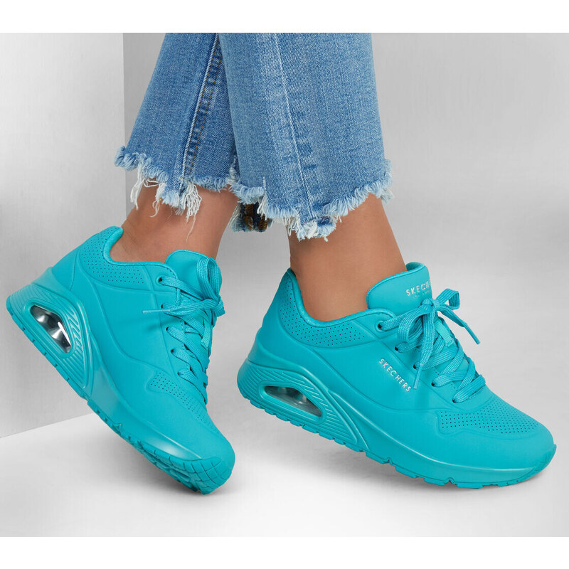 Skechers uno - stand on air TURQUOISE