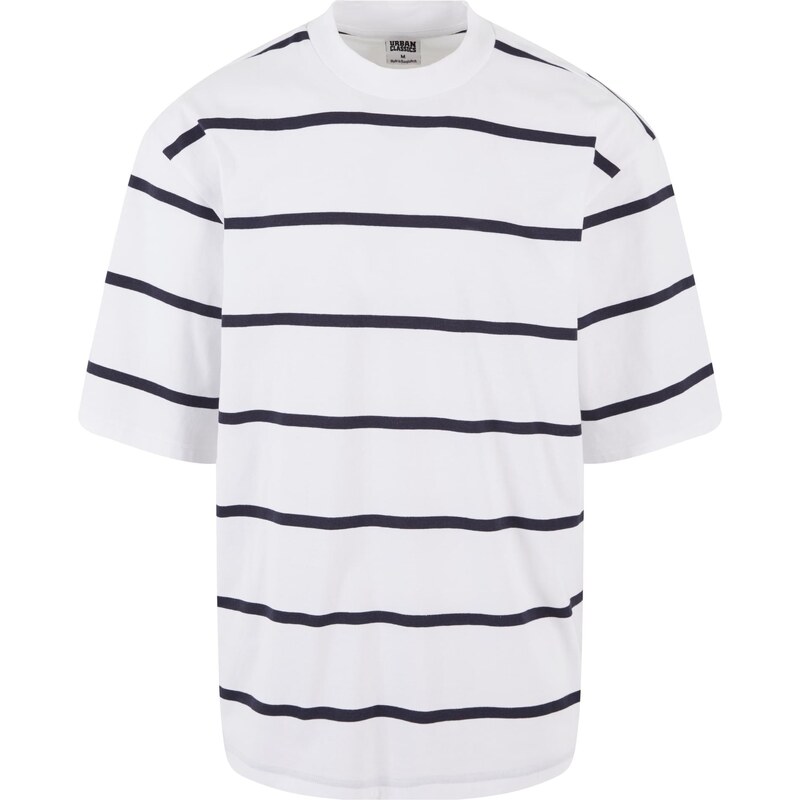 UC Men Pánské tričko Oversized Sleeve Modern Stripe - pruhované