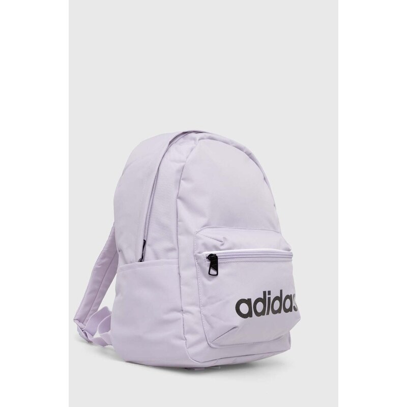 Batoh adidas dámský, fialová barva, velký, s potiskem, IR9931