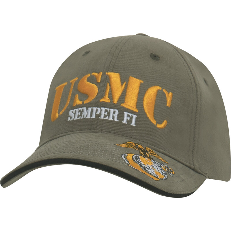 ROTHCO Kšiltovka USMC Semper Fi zelená