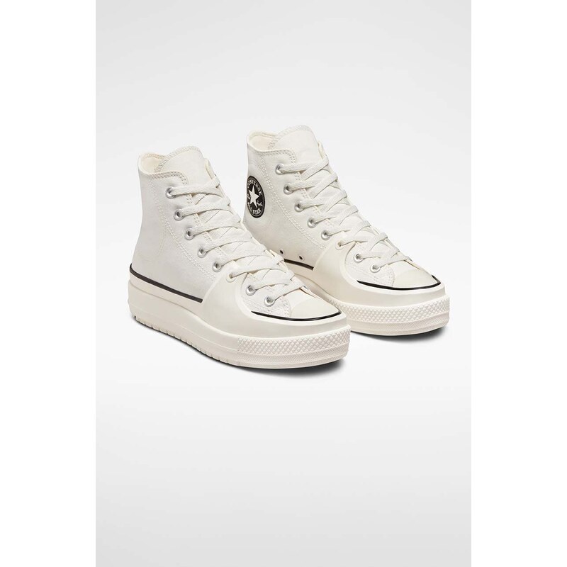 Kecky Converse Chuck Taylor All Star Construct bílá barva, A02832C, A02832C-White