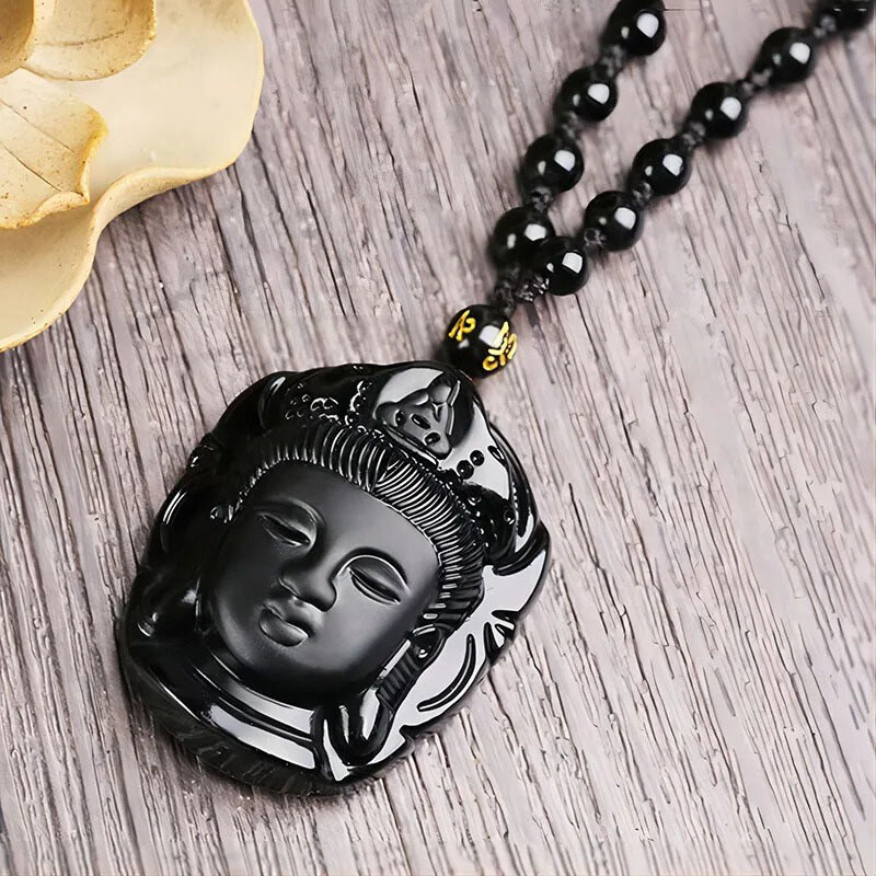 BudNej Amulet OCHRANA a LÁSKA z obsidiánu MN6031 90756882