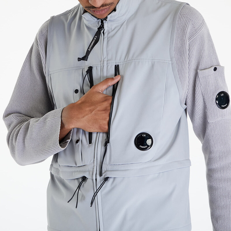 Pánská vesta C.P. Company Vest Drizzle Grey
