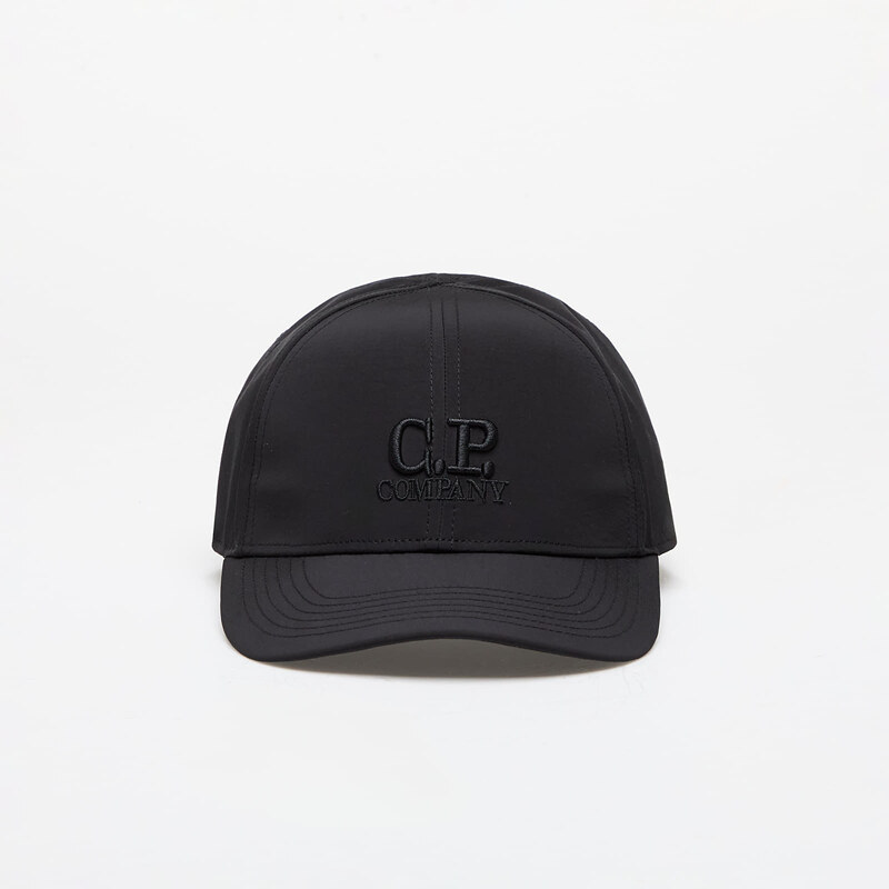 Kšiltovka C.P. Company Chrome-R Logo Cap Black