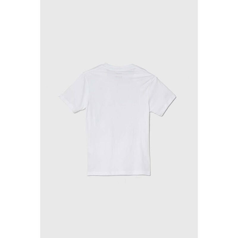 Dětské bavlněné tričko Vans PRINT BOX 2.0 bílá barva, s potiskem
