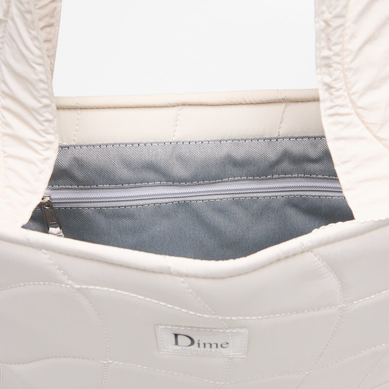 Dime Quilted Tote Bag Tan