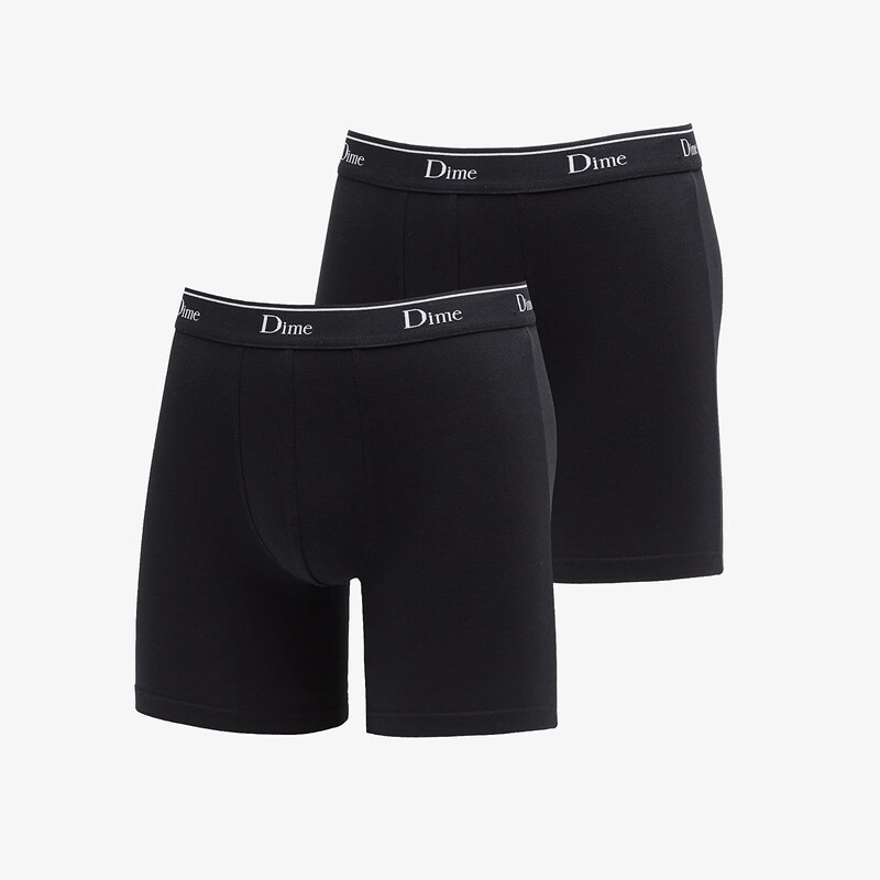 Boxerky Dime Classic 2 Pack Underwear Black