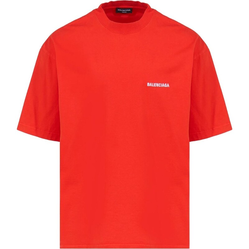 BALENCIAGA Bright Red tričko