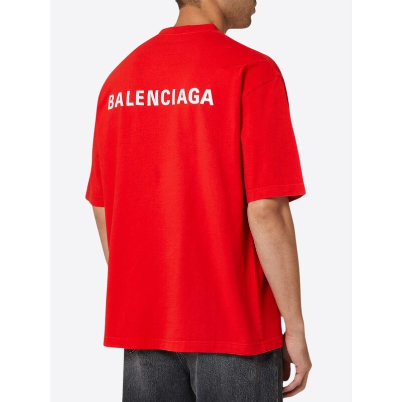 BALENCIAGA Bright Red tričko