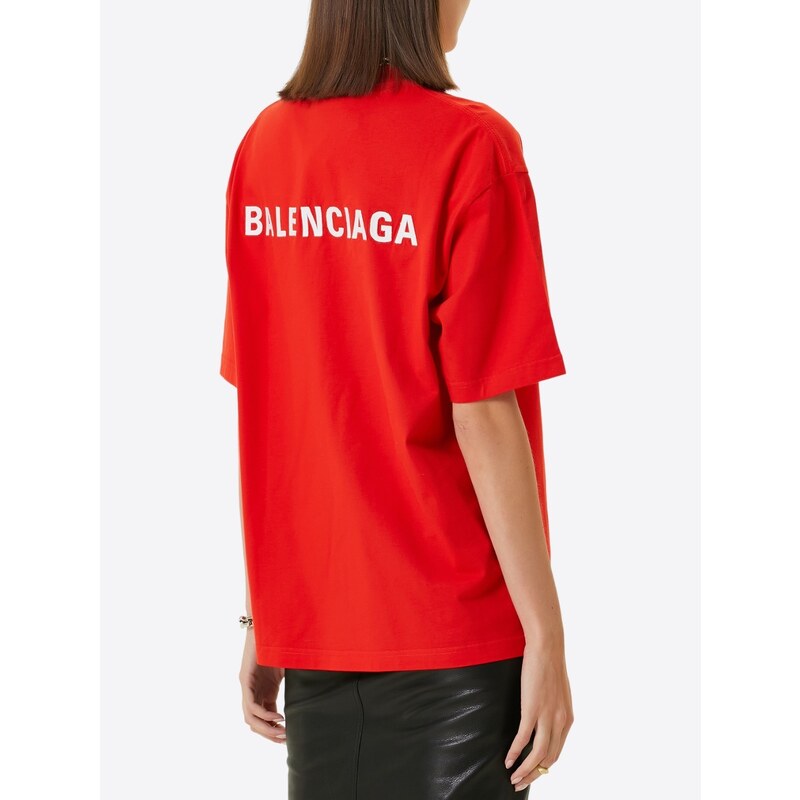 BALENCIAGA Bright Red tričko