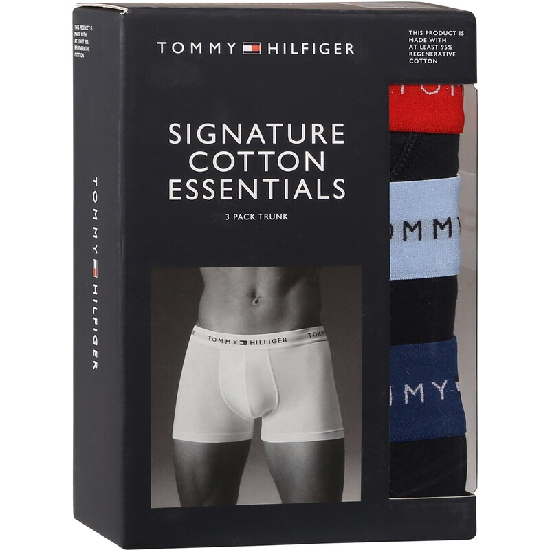 3PACK pánské boxerky Tommy Hilfiger tmavě modré (UM0UM02763 0XZ)