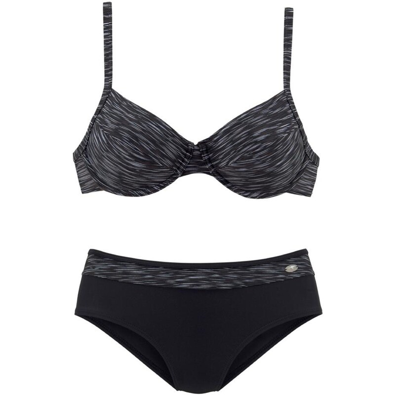 KangaROOS Bikiny šedá / černá 92326508