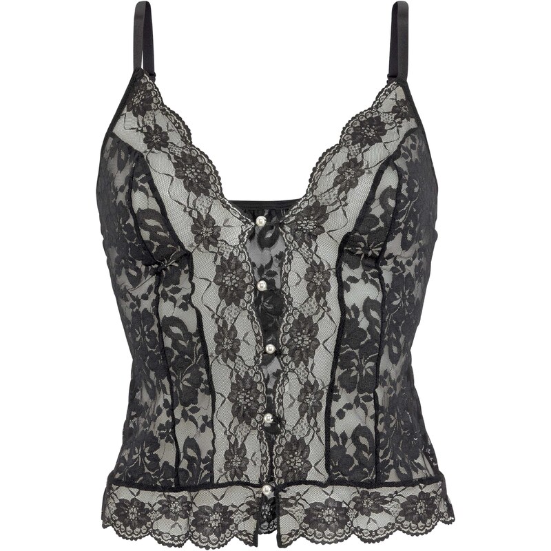 PETITE FLEUR GOLD Korzet černá 105462337
