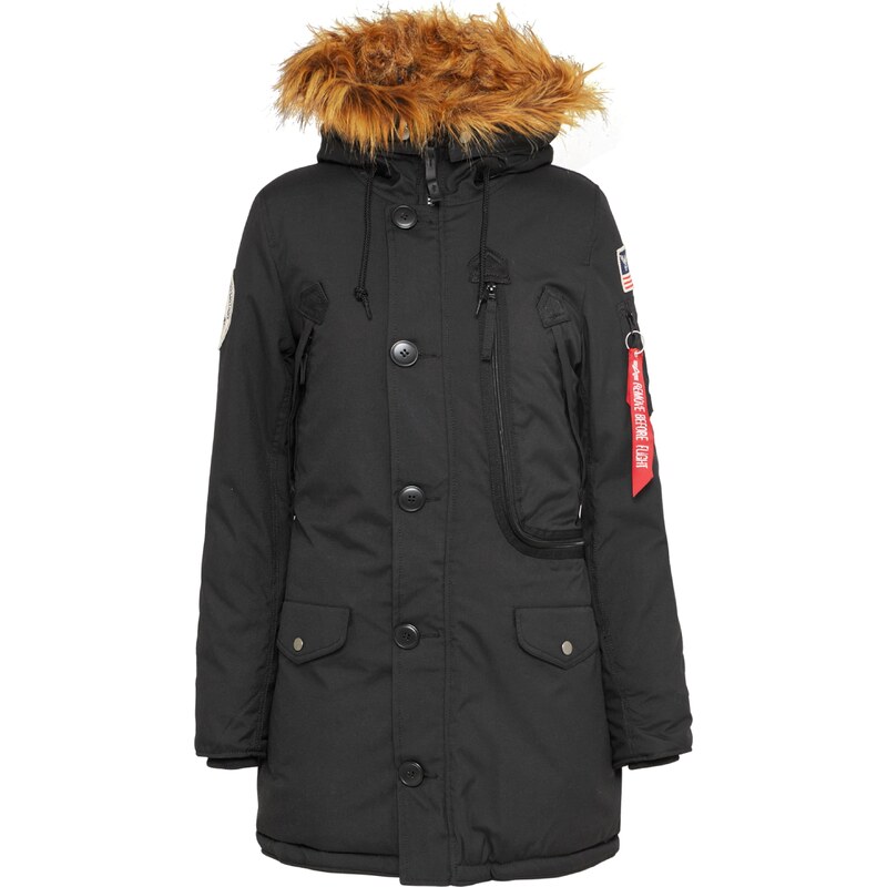 ALPHA INDUSTRIES Zimní parka Polar černá 92326546