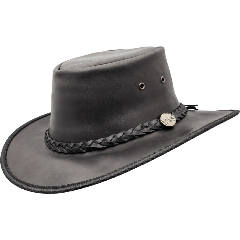 Scippis Australský klobouk kožený (skládací) - SQUASHY FULLGRAIN