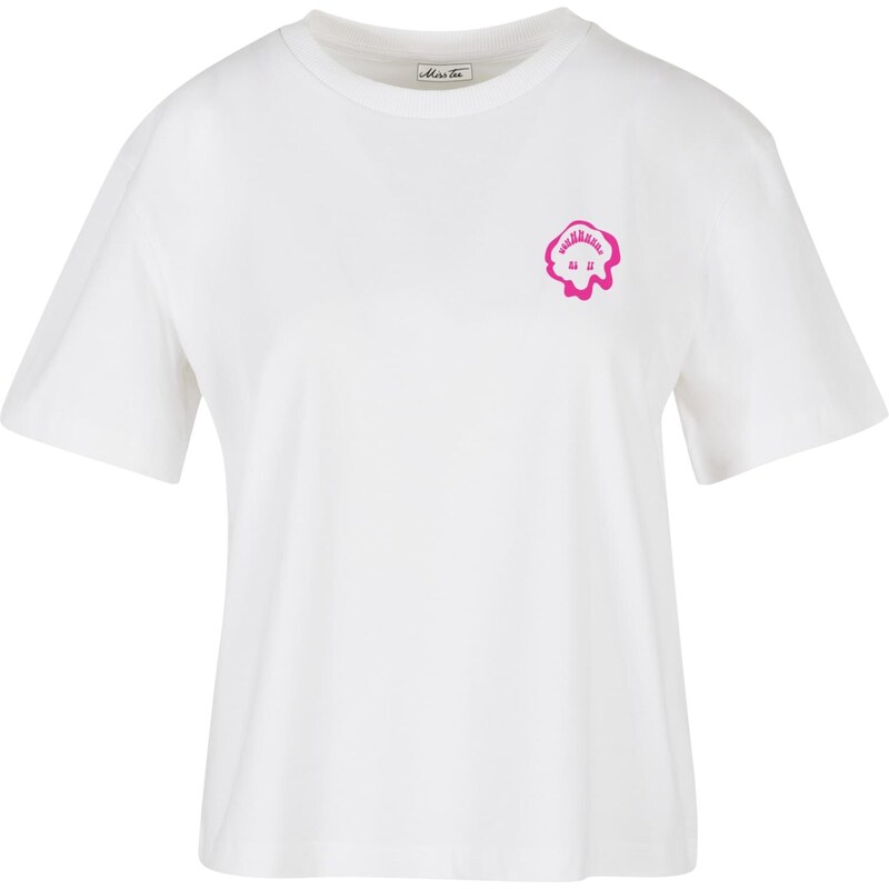 Mister Tee Tričko Everythings Nice pink / bílá