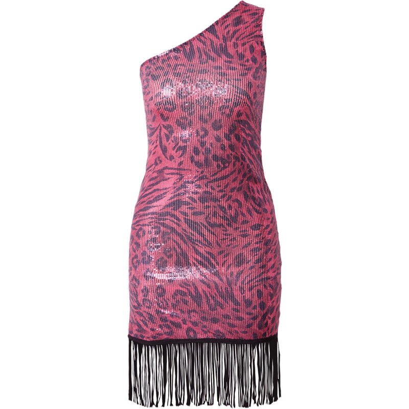 Nasty Gal Koktejlové šaty noční modrá / pink