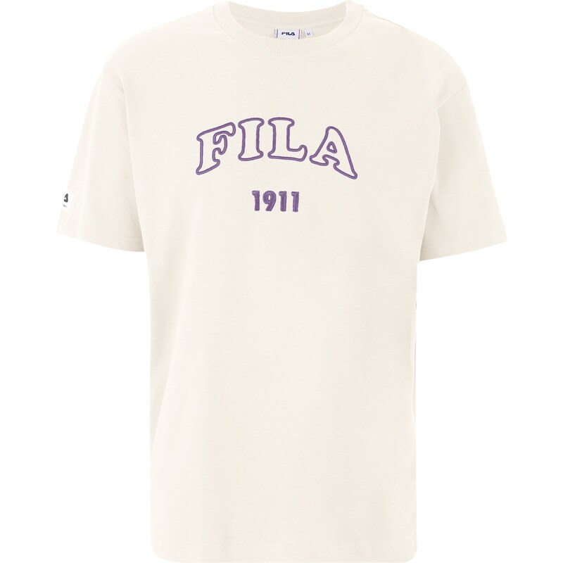 FILA Tričko krémová / fialová
