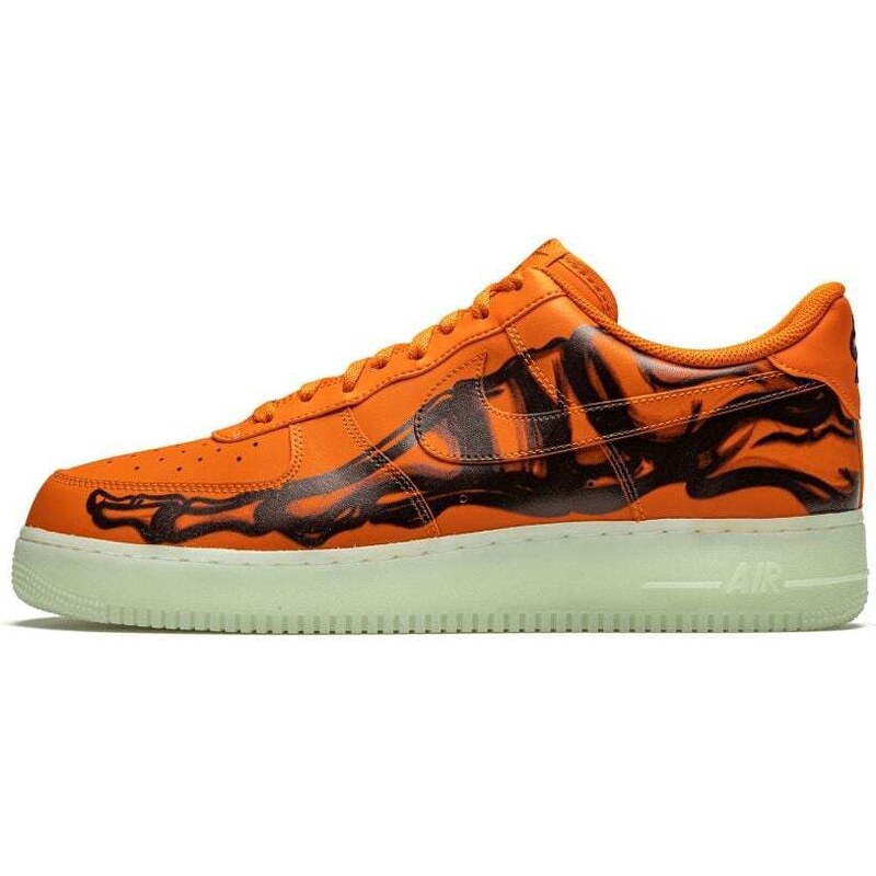 Nike Air Force 1 Low Orange Skeleton Halloween (2020)