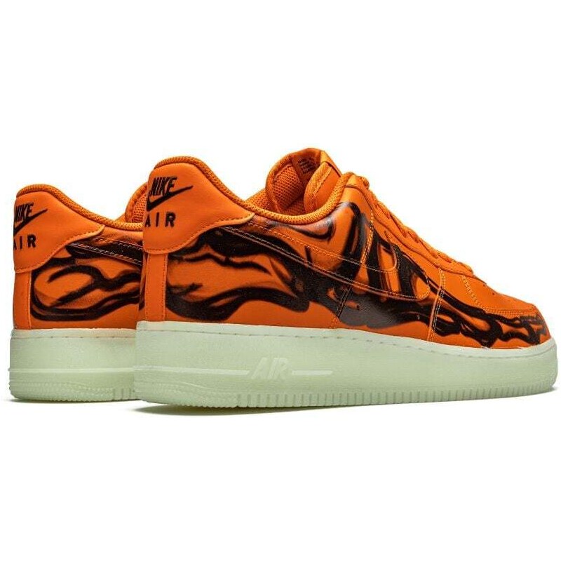 Nike Air Force 1 Low Orange Skeleton Halloween (2020)