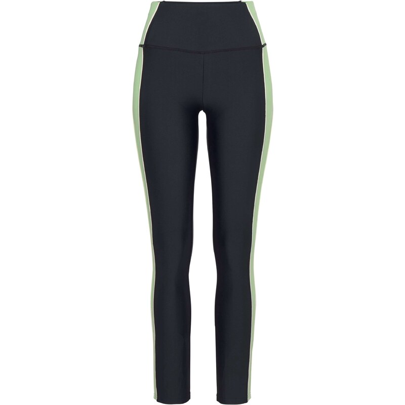 LASCANA ACTIVE Sportovní kalhoty zelená / černá 96160038