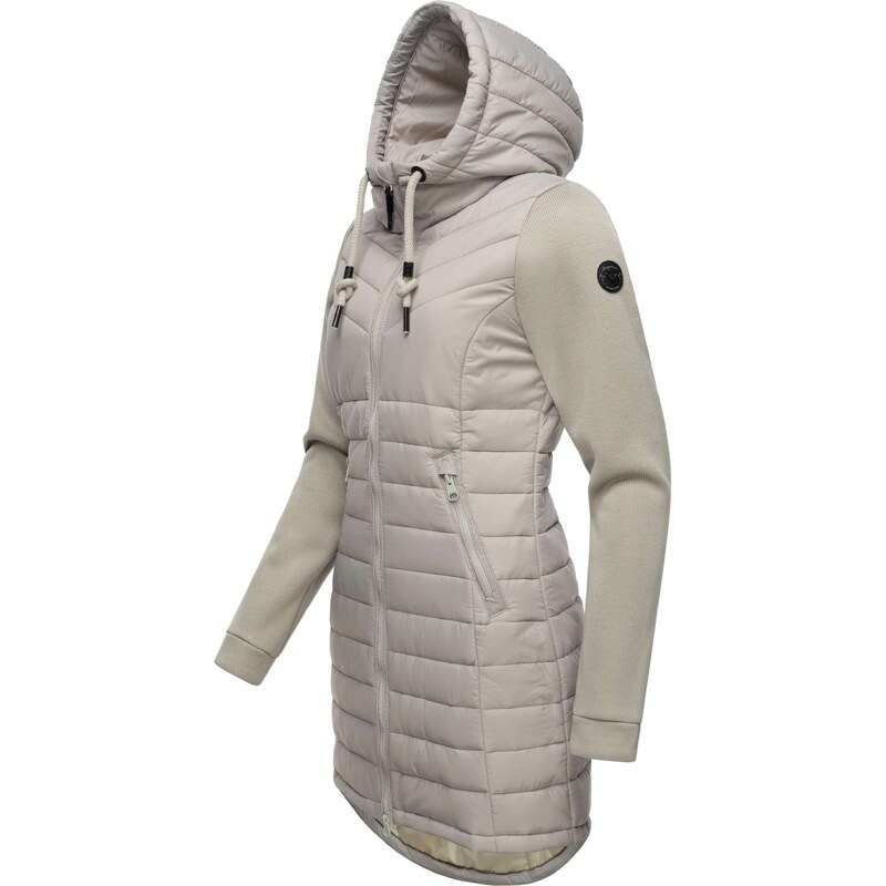 Ragwear Přechodný kabát 'Sandrra' starobéžová / černá