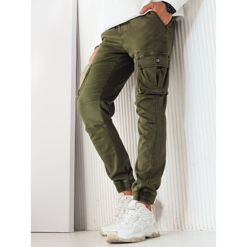 BASIC KHAKI CARGO KALHOTY TYPU JOGGER