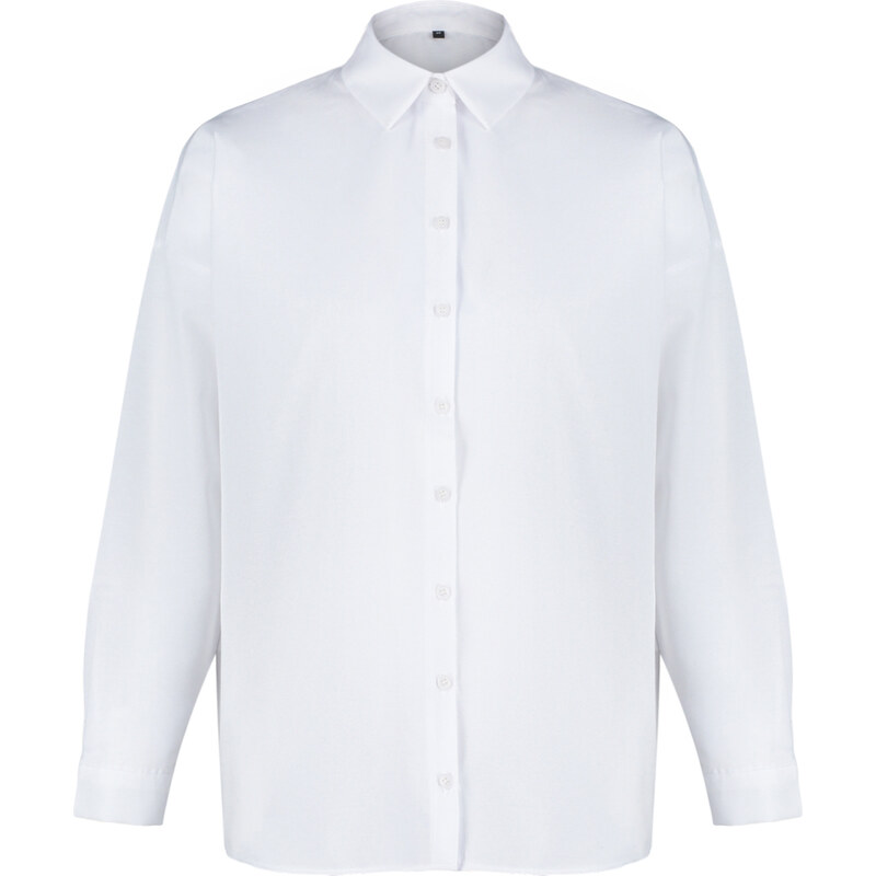 Trendyol Ecru Basic Woven Shirt