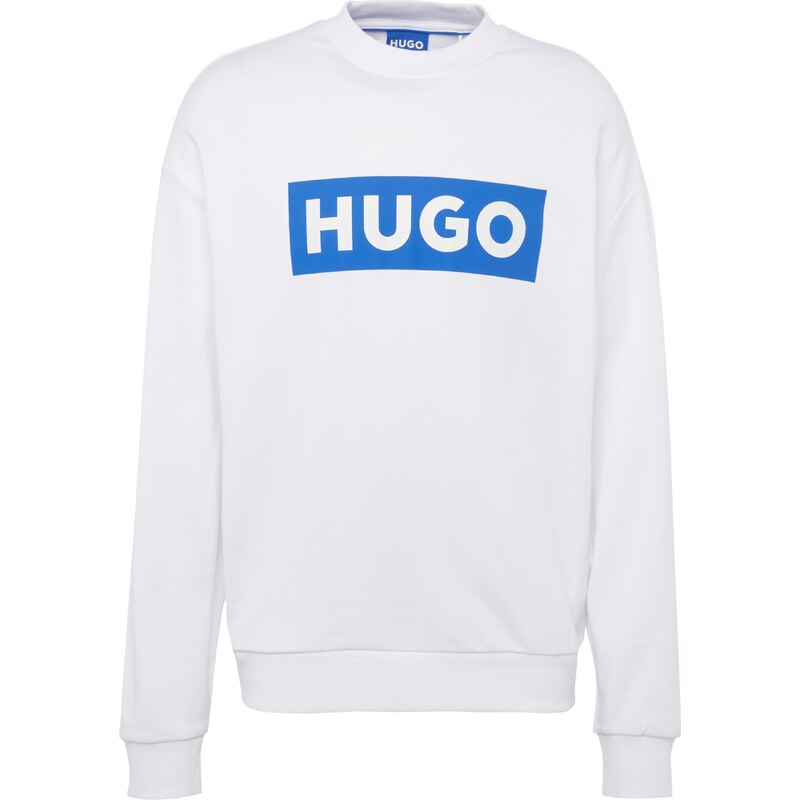 HUGO Mikina Niero královská modrá / bílá
