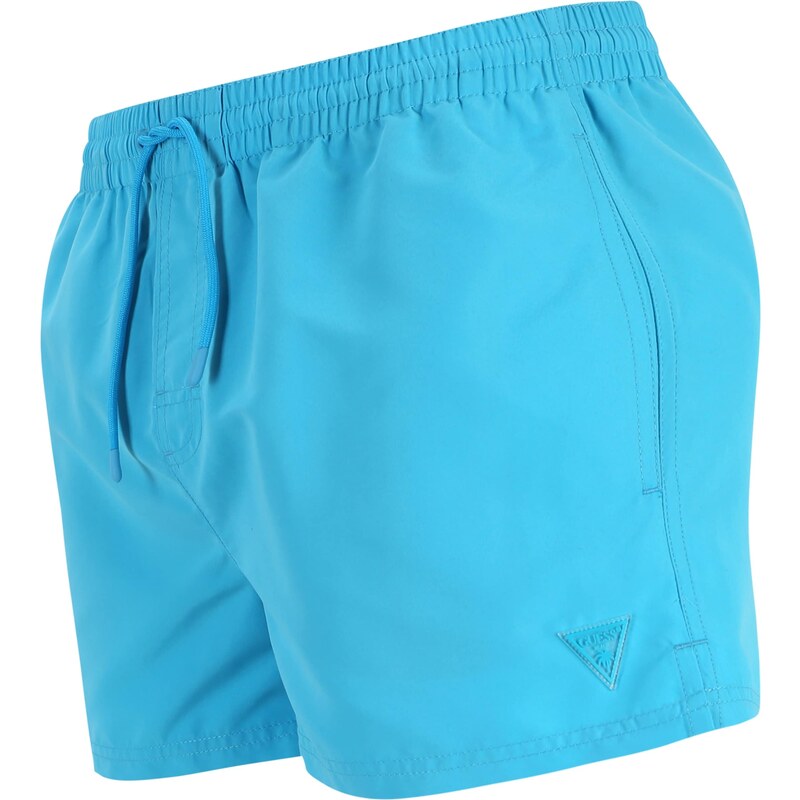 GUESS Plavecké šortky svítivě modrá