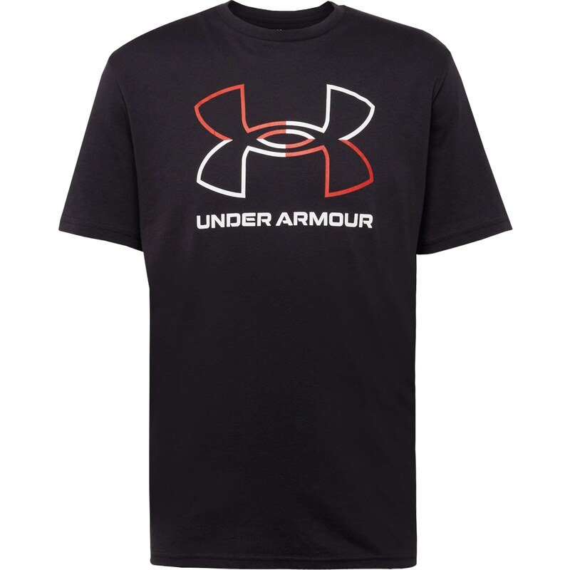 UNDER ARMOUR Funkční tričko Foundation červená / černá / bílá
