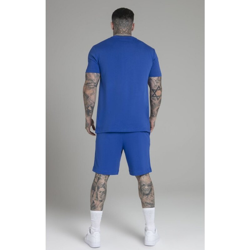 Souprava SIKSILK Shorts and Tshirt blue