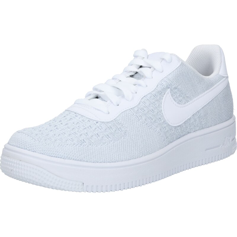 Nike Sportswear Tenisky AF1 FLATKNIT světle šedá / bílá