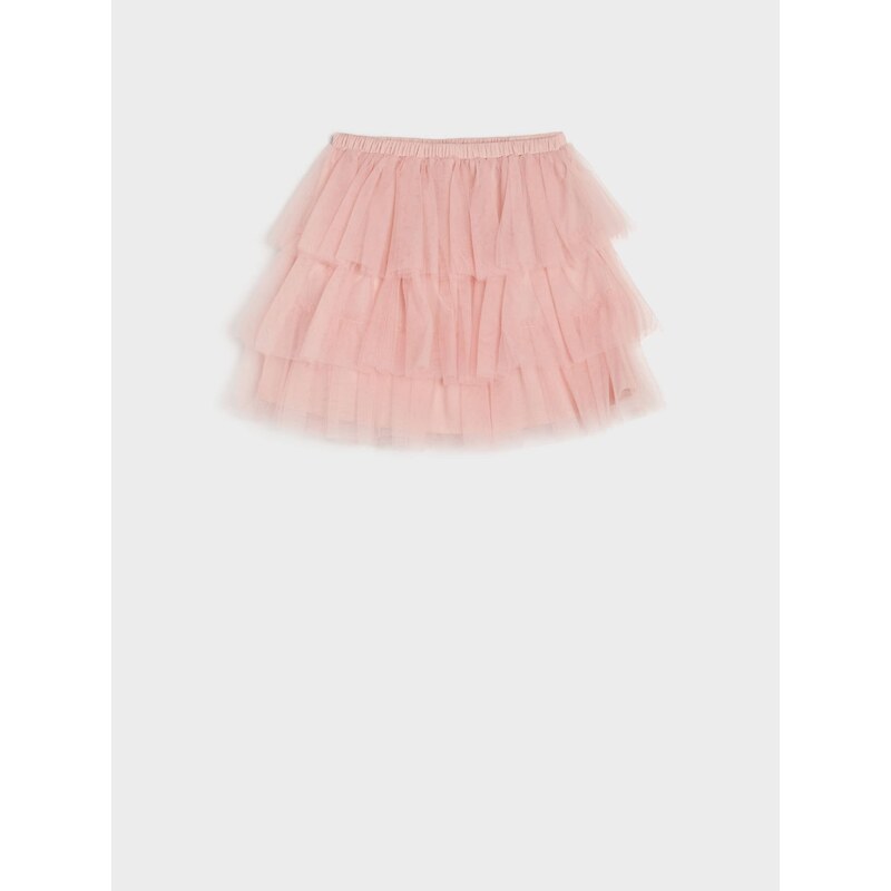 Sinsay - Tylová sukně - pastelová růžová